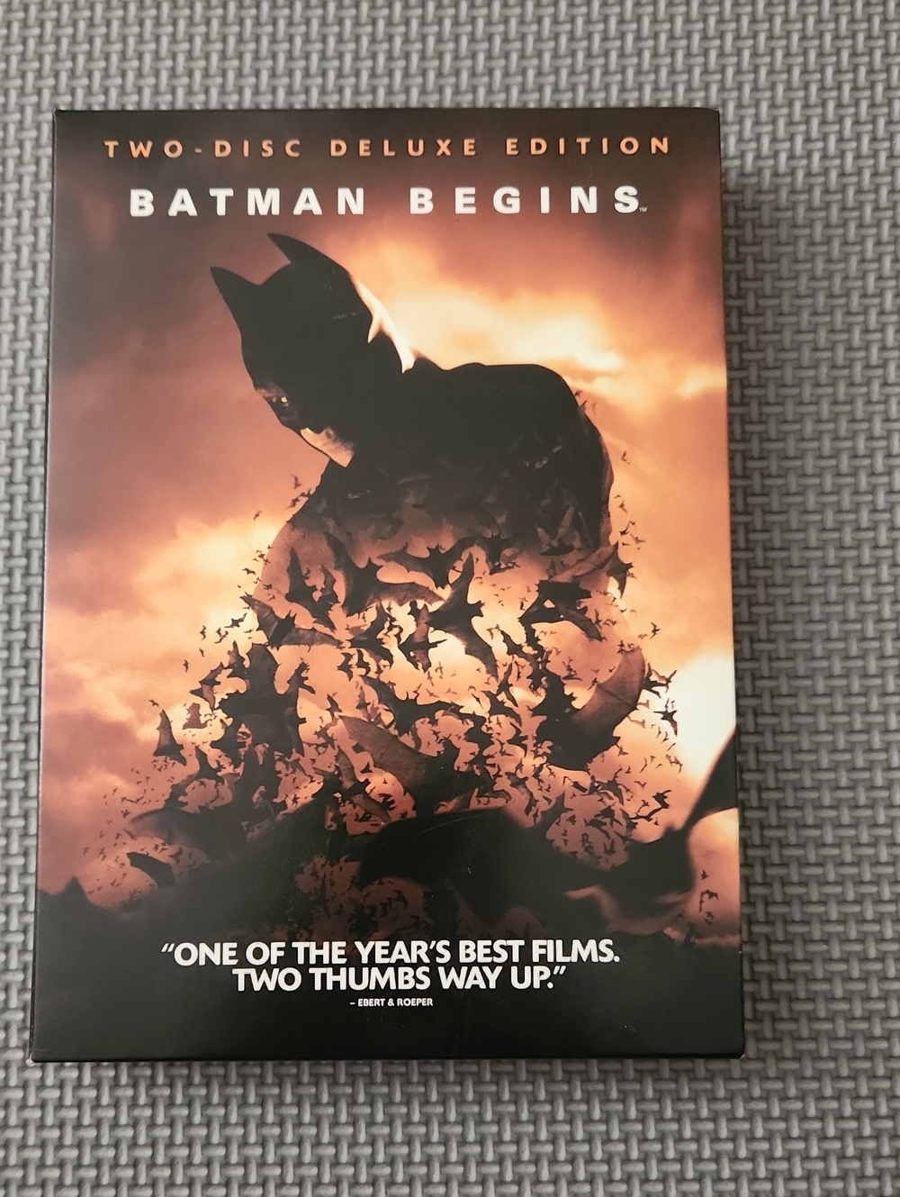 DC Batman Begins Two-Disc Deluxe Edition - Black and Orange Artwork